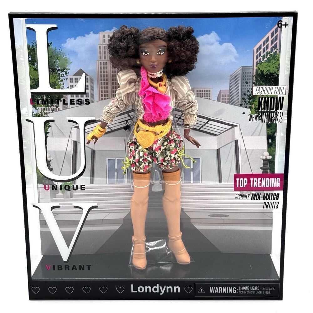 LUV Premium Fashion Doll - Londynn, Dolls for Children Ages 6+ NEW